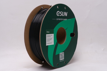 eSun filament PLA+ czarny 1.75mm/1kg papierowa rolka